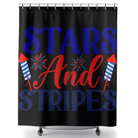 Stars And Stripes Shower Curtains