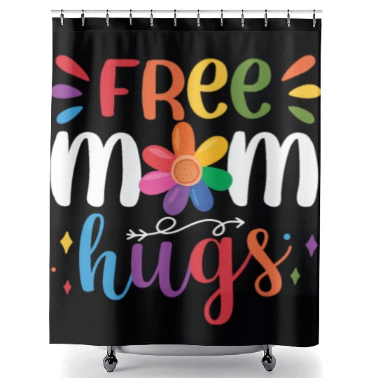 Free Mom Hugs Shower Curtains