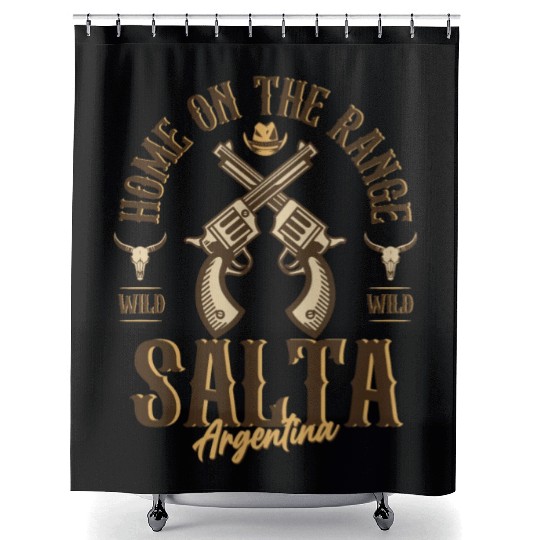 Salta Argentina wild west town Shower Curtains