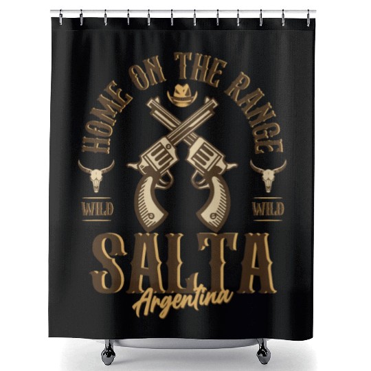Salta Argentina wild west town Shower Curtains