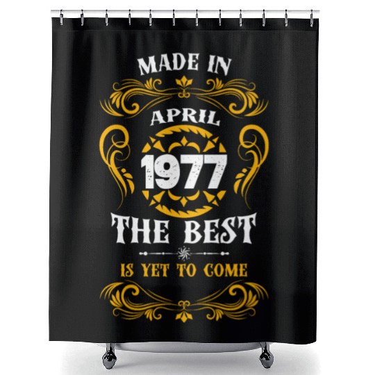 Made In April 1977 The Best Shower Curtains