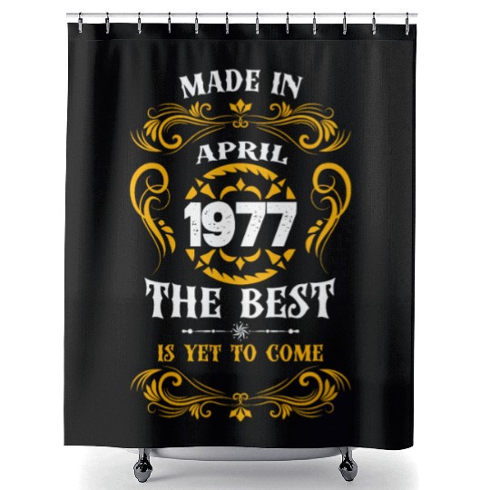 Made In April 1977 The Best Shower Curtains