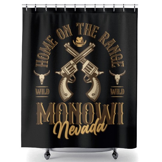 Monowi Nevada wild west town Shower Curtains