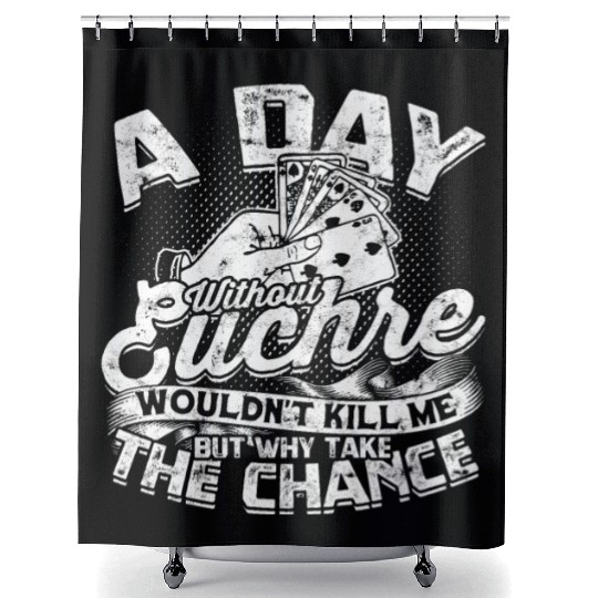 Card Game Games Playing Card Poker Euchre Shower Curtains