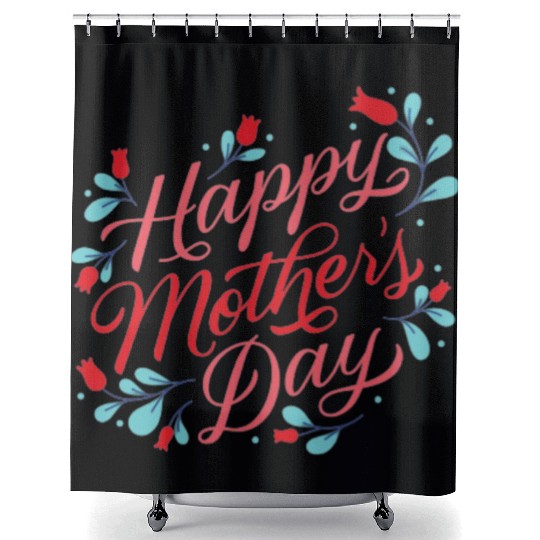 I love my mom Shower Curtains