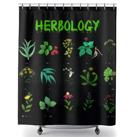 herbologist plants gardening lover plant Shower Curtains