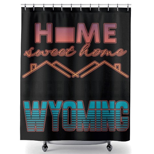Green River Wyoming Home Sweet Home Shower Curtains