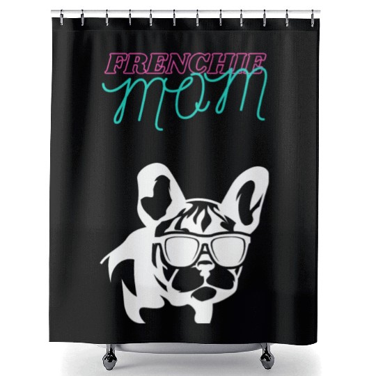 Frenchie Mom Shower Curtains
