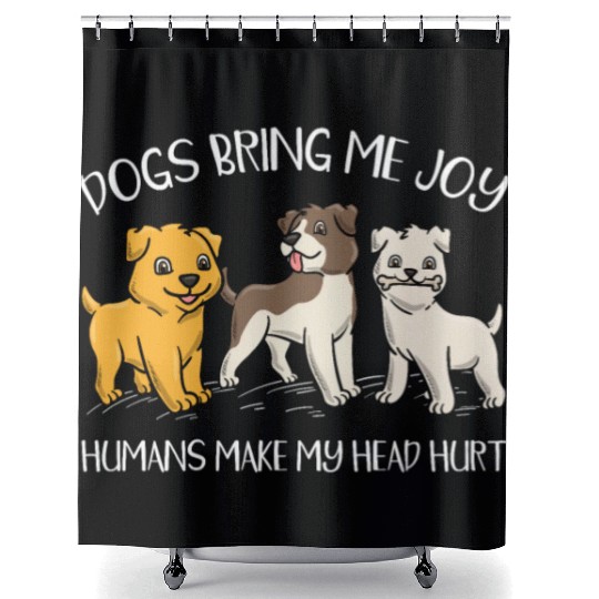 Dog Owner Dog Lover Dog Breeder Paw Love Puppy Shower Curtains
