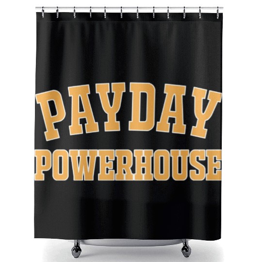 Payday Powerhouse Shower Curtains