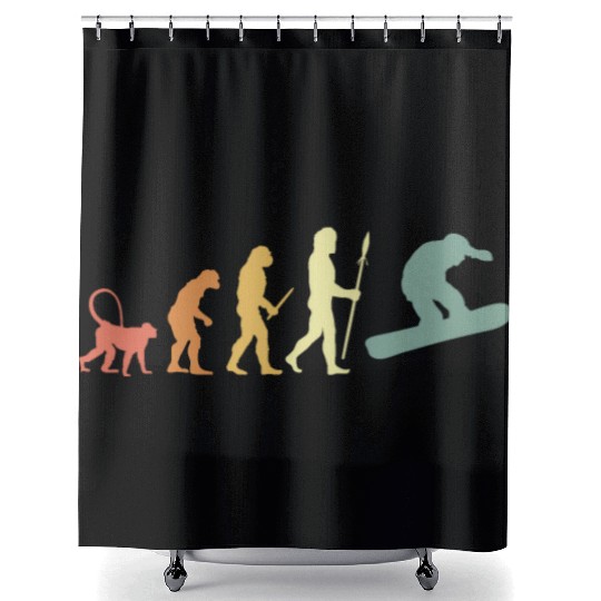 Evolution of Snowboarding Shower Curtains