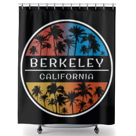 Berkeley California Stylish Vacation Souvenir Shower Curtains
