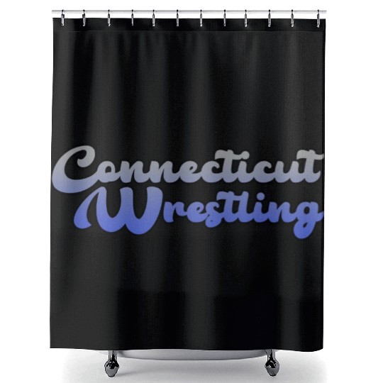 Connecticut Wrestling Shower Curtains