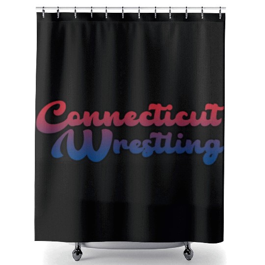 Connecticut Wrestling Shower Curtains