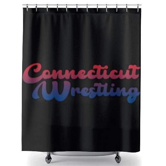 Connecticut Wrestling Shower Curtains