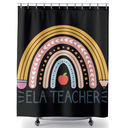 English Language Arts ELA Teacher Appreciation Shower Curtains