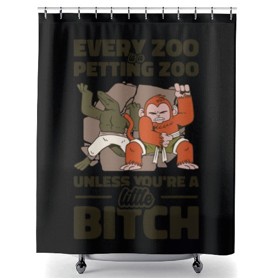 Zookeeper Petting Wildlife Zookeeping Nature Shower Curtains