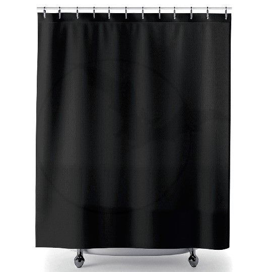 Bat & Moon Black Shower Curtains