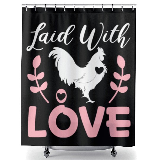 Chicken Farmer Chicken Whisperer Farm Animal Shower Curtains