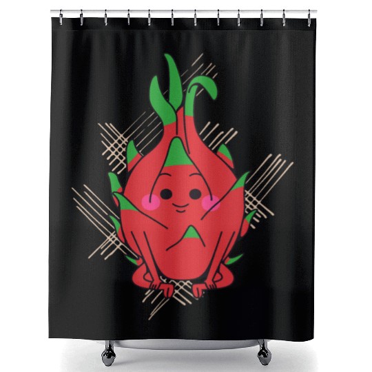 dragon fruit - fruits in season Shower Curtains
