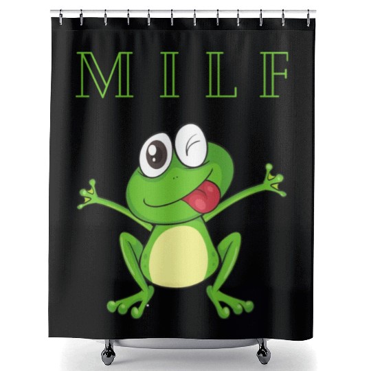 My Friends Frogs Man I Love Frogs Shower Curtains