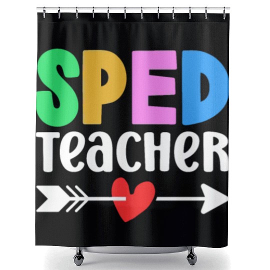 Sped Teacher Special Education Cute Awareness Shower Curtains