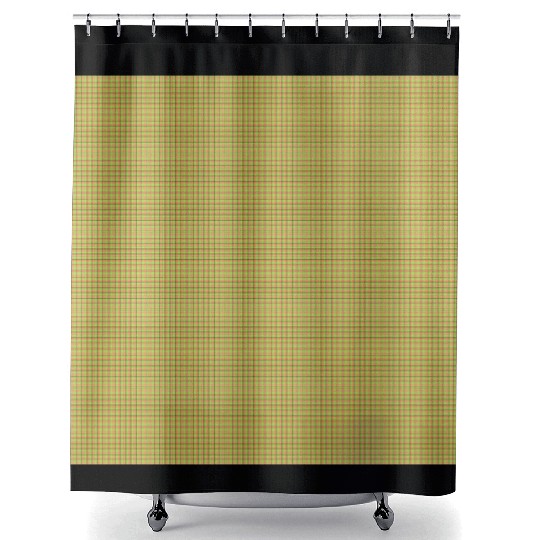Easter Carrot Colors Plaid Pattern Shower Curtains