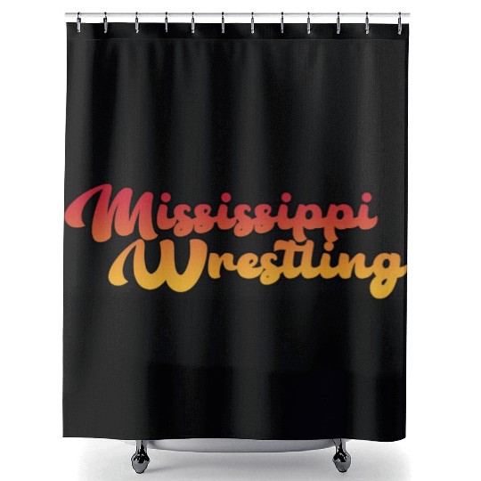 Mississippi Wrestling Shower Curtains