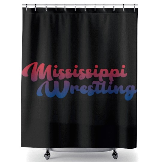 Mississippi Wrestling Shower Curtains