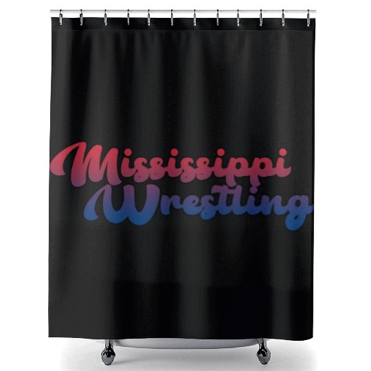 Mississippi Wrestling Shower Curtains