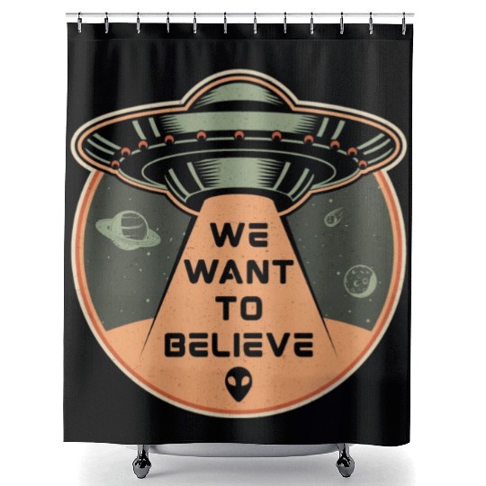 Space Science Fiction Day Galaxy Stars Shower Curtains