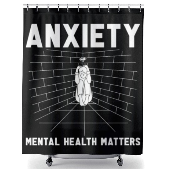 Psychology Psychologist Mental Health Awareness Shower Curtains