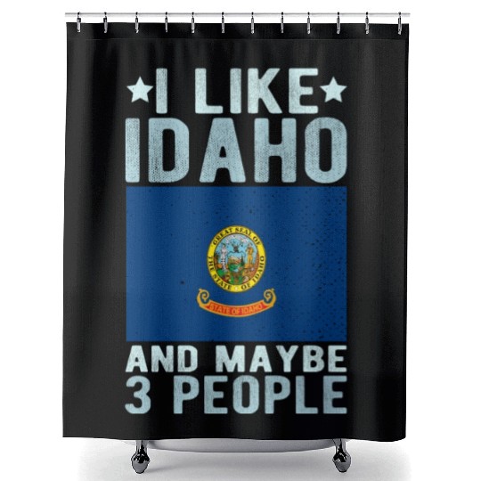 Idaho Flag US State Shower Curtains
