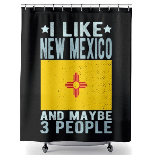 New Mexico Flag US State Shower Curtains