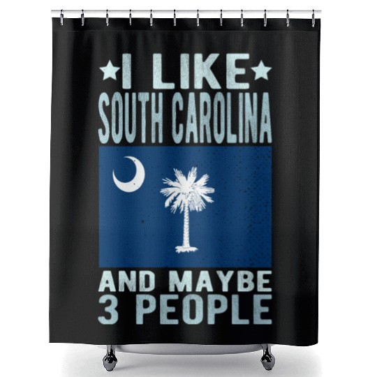 South Carolina Flag US State Shower Curtains