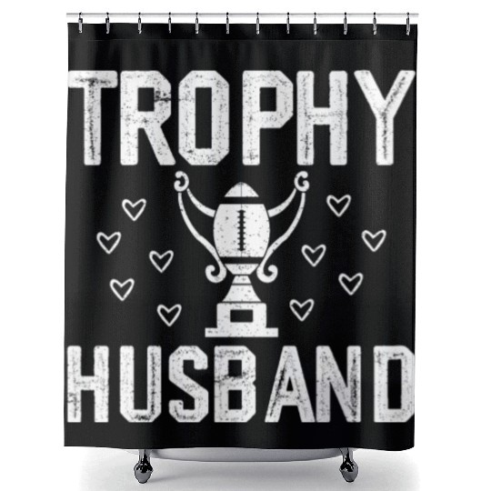 Trophy Husband Shower Curtains Funny Shower Curtains