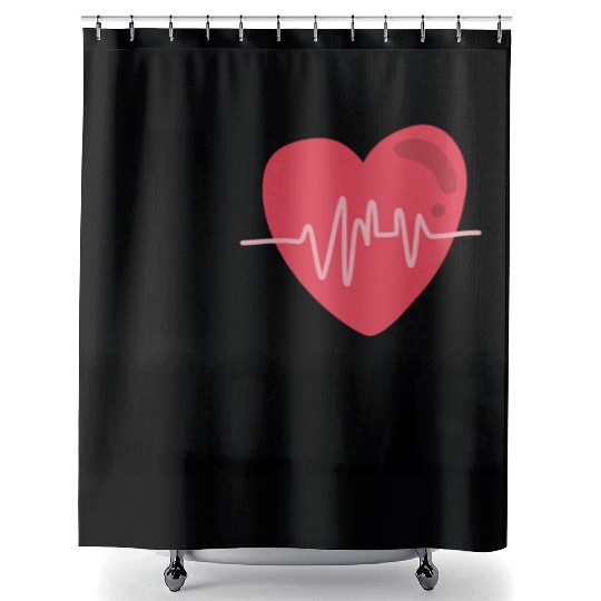 I Love Muscle Mommies Shower Curtains