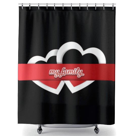 My family Shower Curtains