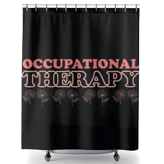 Cute Occupational Therapy Apparel Shower Curtains