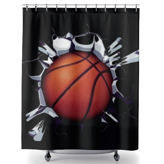 basketball shoes. College basketball rankings Shower Curtains