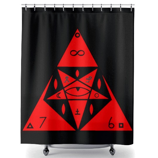 Infernal Seal Shower Curtains