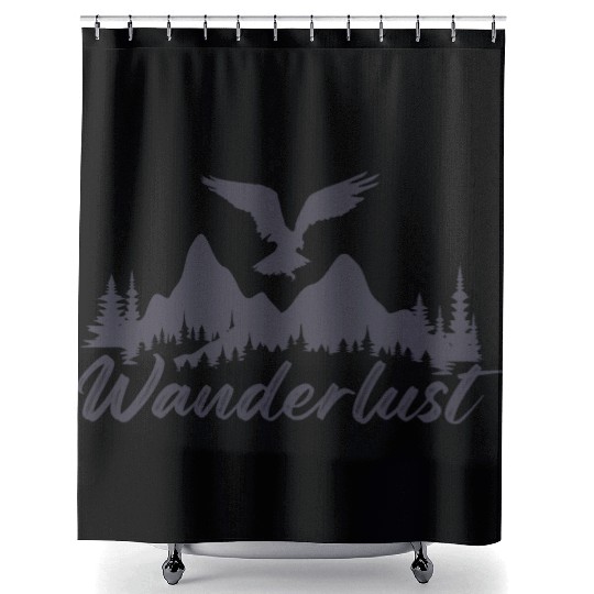 Vacation Explore Holidays World Map Wanderlust 2 Shower Curtains