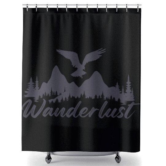 Vacation Explore Holidays World Map Wanderlust 2 Shower Curtains