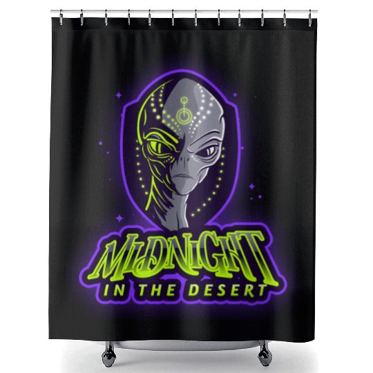 Midnight in the Desert Shower Curtains