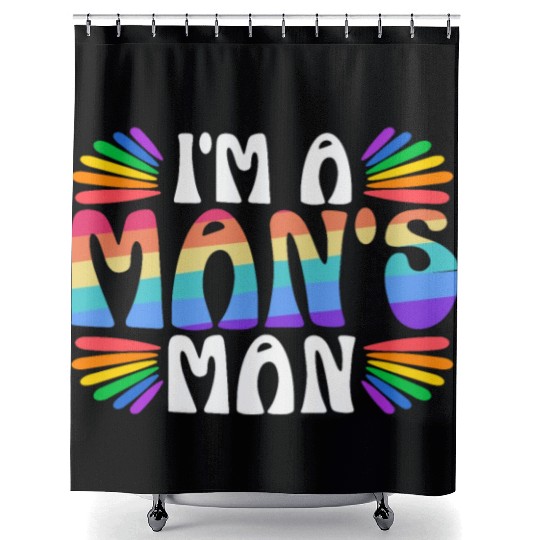 Gay Rights Rainbow Pride Month LGBTQ Gay Pride Shower Curtains