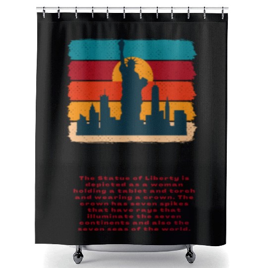 The Statue of Liberty Shower Curtains