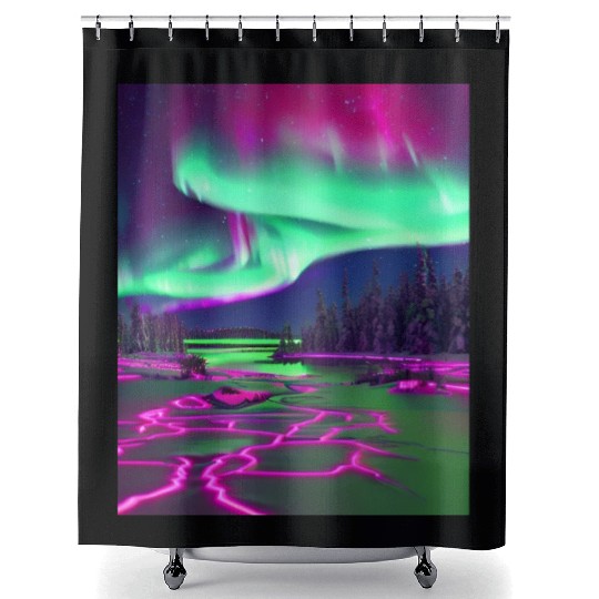 Northern Lights Shower Curtains