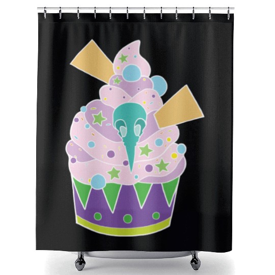 Cupcake Graveyard Shower Curtains