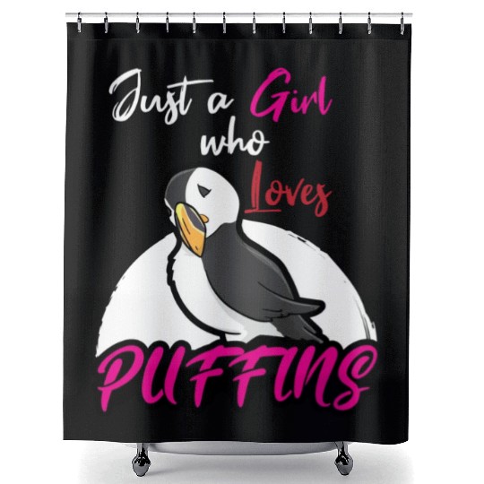 Puffin Lover Puffins Shower Curtains