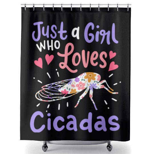 Cicada Insect Cicada Lover Shower Curtains
